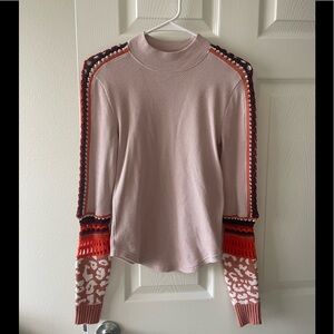 Free People mock neck sweater